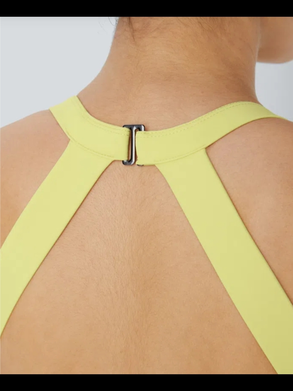 Women’s Yellow Fit-and-Flare Tank Dress - Picture 4 of 11